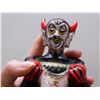 Image 10 : Enesco Japan Satan Devil Sake Liquid Alcohol Decanter Bottle Complete With Shot Glasses Ceramic