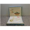 Image 1 : Vintage Baby Blanket "A Gift For Baby"  Permanap Lady Christina Boxed Decorative Linen Set NEW