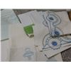 Image 2 : Lot of 16 Vintage Linens Table Cloths Runners Tea Towels Etc Mostly White Cotton Fabric Bundle