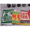 Image 2 : Lot of 11, 5 Bar Towels, 5 Bottles of Beer Sealed and 1 Water Jug Crystal Lake Canoe Flask Canteen