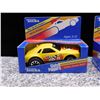 Image 2 : Lot of 2 Tonka Clutch Poppers Blue Laser and Yellow Streak Toy Cars 1978 NEW