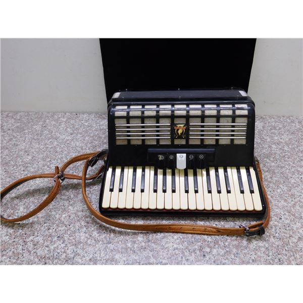 Parrot Accordion Keyboard Instrument circa 50s 60s