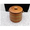 Image 3 : Vintage Barrel Style Wooden Ice Bucket
