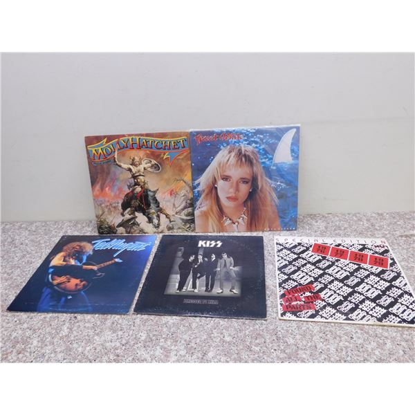 Lot of 5 Hard Rock Heavy Metal Records