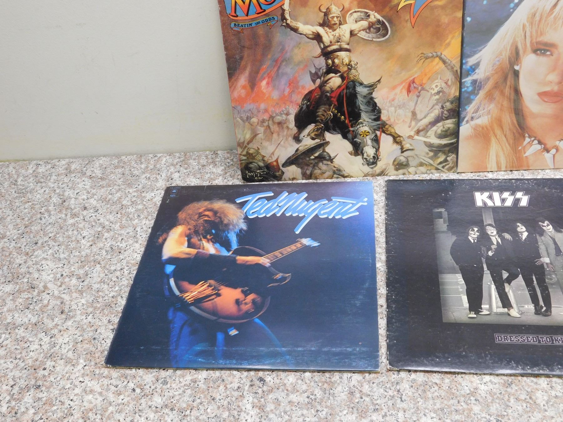 Lot of 5 Hard Rock Heavy Metal Records