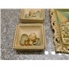 Image 2 : Lot of 9 Wall Art 3D Religious Jesus, Cherubs, Serving Bowl, Assorted Cups / Vases