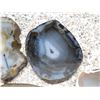 Image 2 : Lot of 5 Agate Slices Gemstone Rock Mineral Crystal Specimens Collectible