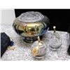Image 2 : Lot of 7 Ash Trays, Vase, Paper Weights, Red Bull Sign, Scrabble Game in a Bag Advertising Etc