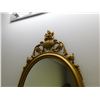 Image 2 : Syroco Dart Wall Mirror Plastic Frame Gold Hollywood Regency Oval