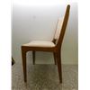 Image 2 : Teak Dining Room Chair, Beige Upholstery