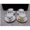 Image 1 : Lot of 4 Tea Cups and Saucers Royal Vale & Queen Anne