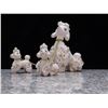Image 1 : Pink Spaghetti Poodle and 2 Pups Mid Century Modern Pottery Made in Japan