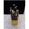 Image 2 : Lot of 17 Farberware Knives With Knife Block Cooking Kitchen Utensil