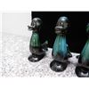 Image 6 : Lot of 8 Blue Mountain Pottery Co Pottery Ducks Medium and Baby Sized Teal and Black