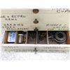 Image 2 : Edison Grammophone Parts & Pieces 6-Drawer Cabinet FULL OF SUPPLIES Cranks, Screws, Arms, Plates