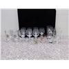 Image 1 : Lot of 16 Assorted Barware Glassware Crystal Wine Glasses SOKOL Curling, Beer Glasses, Shots, Etc