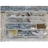 Image 4 : Lot of 3 Plastic Screw Organizer Trays Cases FULL Assorted Sizes all Robertson, Square Shape