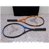 Image 1 : Lot of 2 Tennis Rackets Victor Sabre Tooth 300 and Enforcer III Babolat
