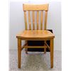 Image 1 : Henderson St Lambert Quebec Vintage Solid Oak Dining Chair