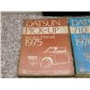 Image 2 : Lot of 3 1970's Datsun Service Manuals
