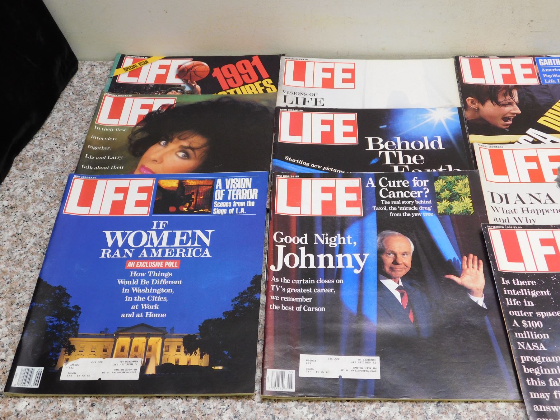 Lot of 14 1991 Life Magazine 40 Years of Rock N Roll issue; Magic ...
