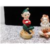 Image 3 : Lot of 4 Japan Figurine Ceramic Pixies Elfs Fairies Planter Decorative