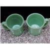 Image 4 : Pair of Jadeite Mugs Fire King