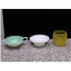 Image 1 : Lot of 3 Ruffled White Bowl, Spaghetti Cup and Gravy Dish