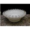 Image 3 : Lot of 3 Ruffled White Bowl, Spaghetti Cup and Gravy Dish