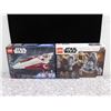 Image 1 : Lot of 2 NEW LEGO The Armorer's Mandalorian Forge 75319 and 75333 Obi-Wan Kenobi's Jetfighter