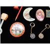 Image 2 : Lot of Esso Tiger Keychains, Small Tins, Safety Blade Sharpener, Lewd Coin, Coca Cola Lighter +