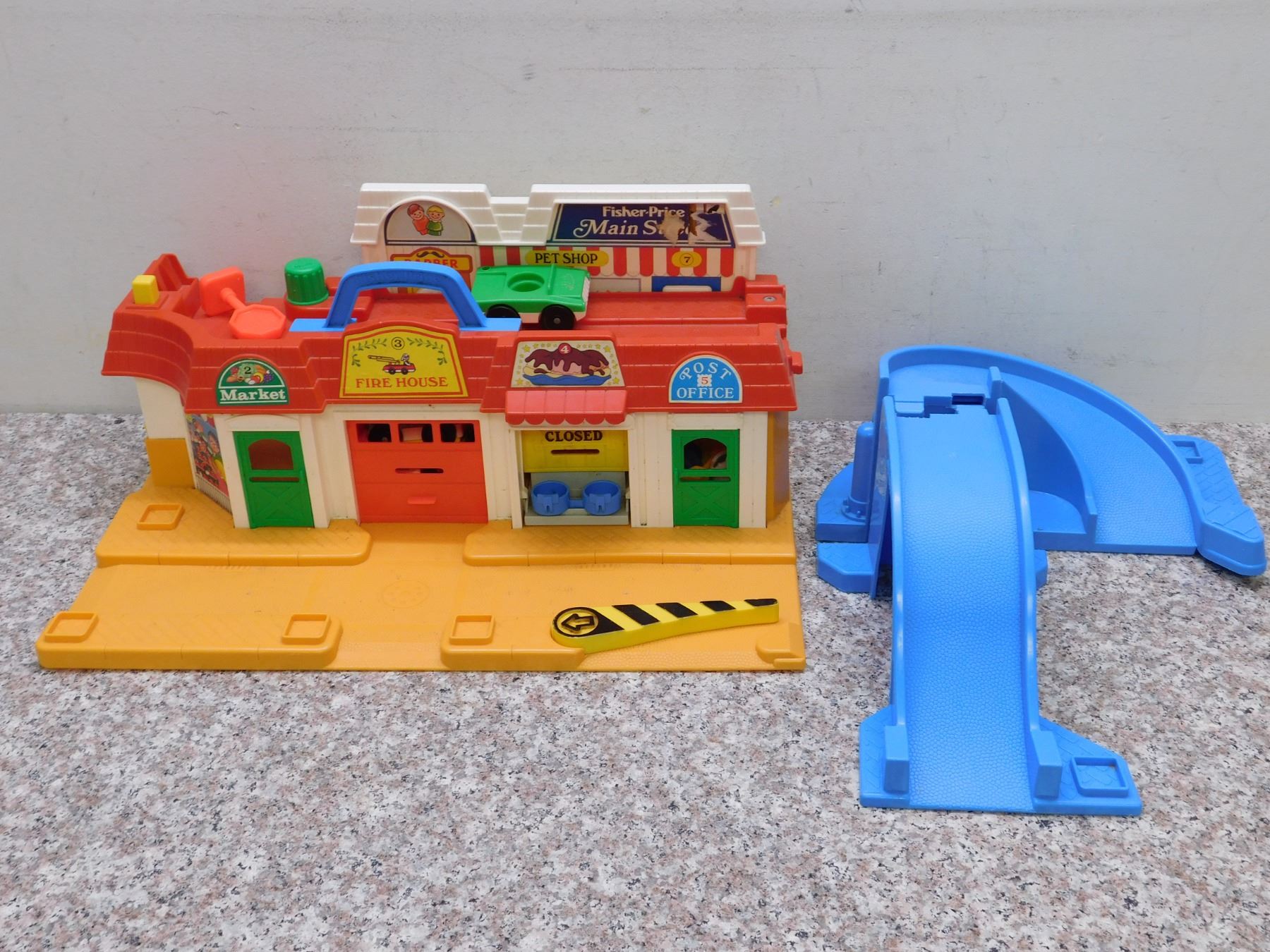 Fisher Price Main Street Playset Vintage Toy 1986