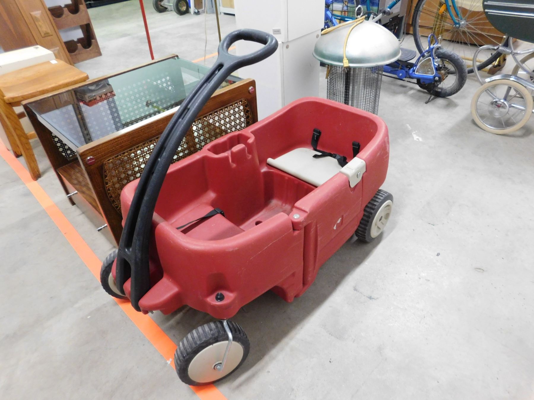 Red Plastic Wagon Pull Along Cart Kids TwoSeater The Step2 Co.