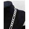 Image 2 : 30 Inch Silver Curb Link Chain Stamped 925 Italy