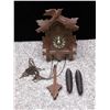 Image 1 : Made in Germany Wooden Coo-Coo-Clock Cuckoo  with Pendulum 