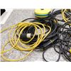Image 2 : Lot of 8 Outdoor Extension Cables Heavy Duty Various Lengths