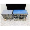 Image 2 : Lot of 2 Tool Organizer Boxes 16 Drawer and 15 Drawer FULL of Parts & Pieces Hardare Electrical +
