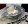 Image 5 : Lot of Misc Automotive Oil Change Funnels and Oil Pan, Electric Heater, Tire Irons, Car Jack, Etc