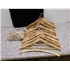 Image 1 : Lot of Wooden Hangers, Clothespins