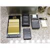 Image 2 : Lot of Office Supplies Calculators, Pencil Sharpeners, Letter Holder, Metal File Lockbox