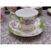Image 3 : Royal Albert "American Beauty" Tea Cups and Saucers Set of 4, Old English Rose, Blossom Time, Albani