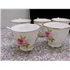 Image 6 : Royal Albert "American Beauty" Tea Cups and Saucers Set of 4, Old English Rose, Blossom Time, Albani