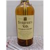 Image 2 : Seagrams 133 1/2oz Large Canadian Whisky Bottle With Pump and Spout, Extra Funnels