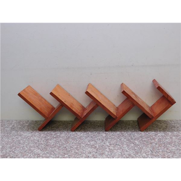 Wooden Wall Bookshelf Shelving Piece