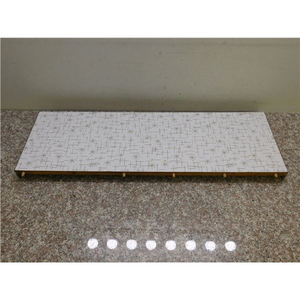 White Atomic Mid Century Modern Table Leaf