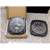 Image 1 : Lot of 2 Trintec Airplane Guage Wall Clocks