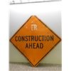 Image 1 : Construction Ahead Sign 40" x 40"