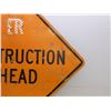 Image 5 : Construction Ahead Sign 40" x 40"