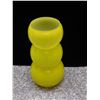 Image 2 : Yellow Art Glass Vase 11" Tall