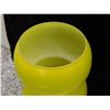 Image 3 : Yellow Art Glass Vase 11" Tall